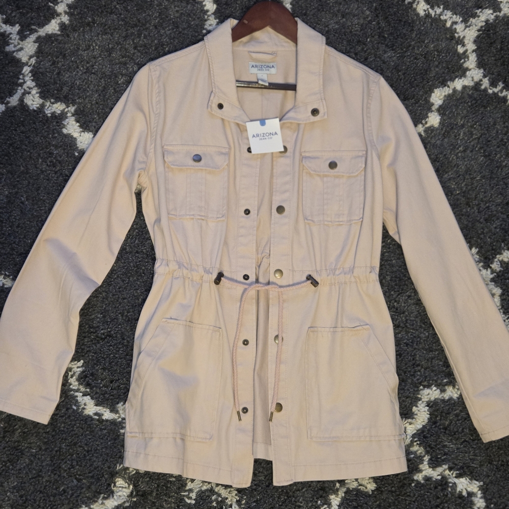 Arizona Jean Company Women's Rose Quartz Utility Jacket